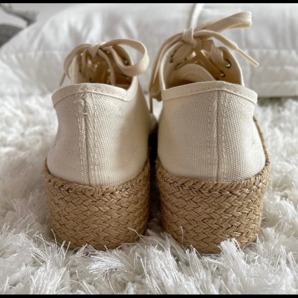 Pull & Bear women fashion platform sneakers size 6.5